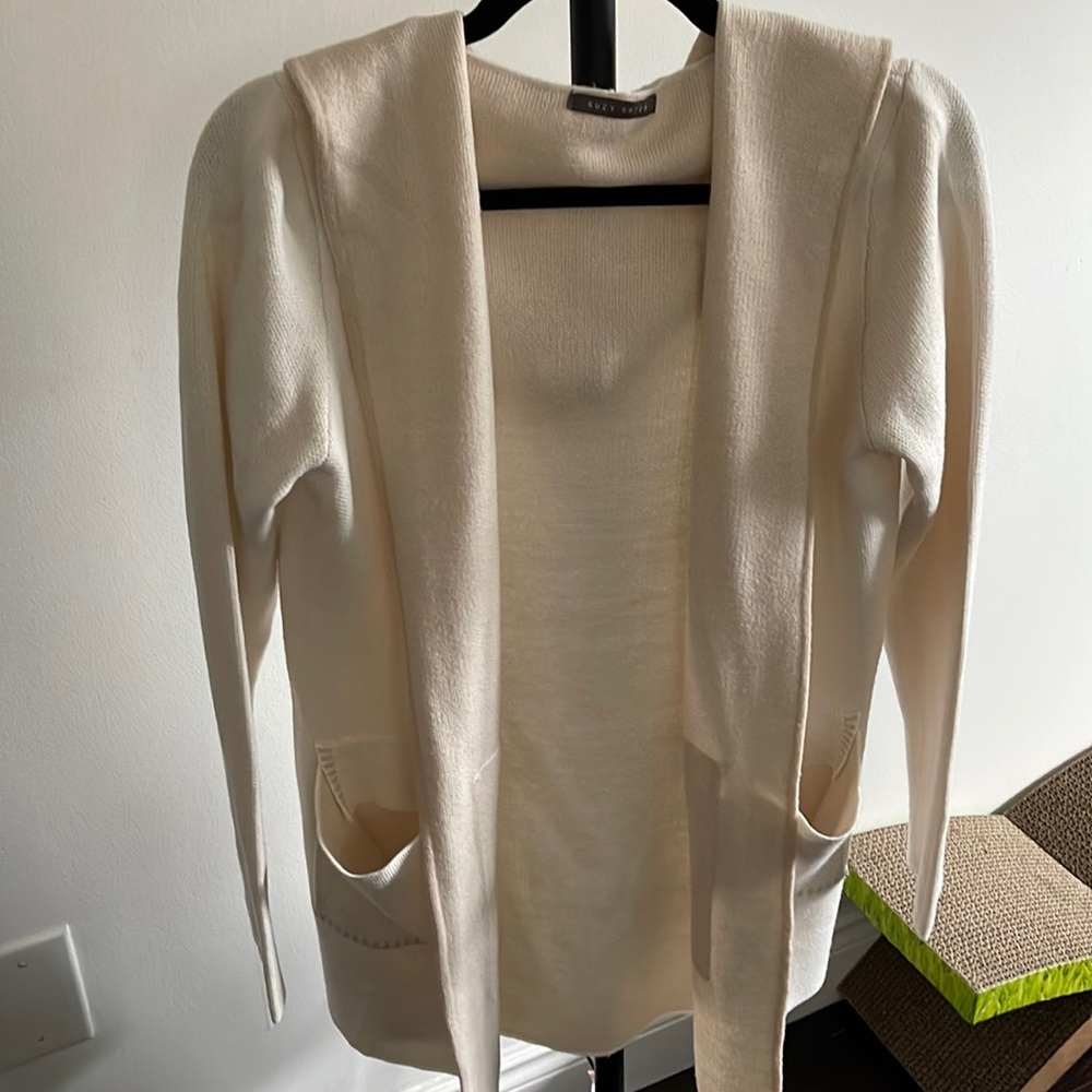 Tan cardigan